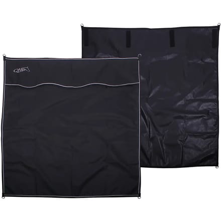 QHP STALGORDIJN 170 X 180CM Zwart