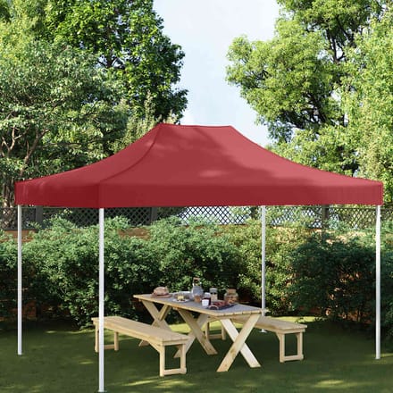 vidaXL - Partytentdak - 270 - g/m² - 4x3 - m - bordeauxrood