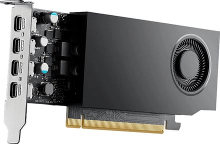 PNY RTX A400 Retail - 4GB GDDR6 RAM - Grafische kaarten