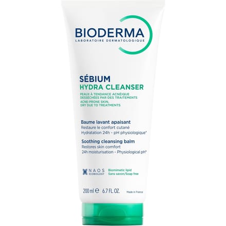 Bioderma Sebium Hydra Cleanser for Dry Acne-Prone Skin 200ml