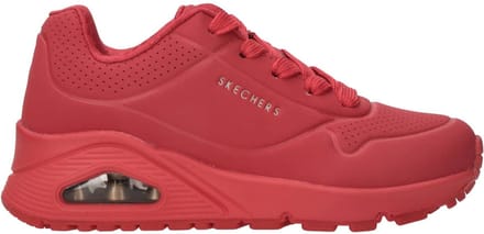 Skechers Uno - Stand On Air Meisjes Sneakers - Rood