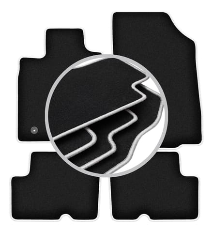 CARLUX-SILVER automatten voor: Dacia Logan stationwagen, sedan (2004-2012)