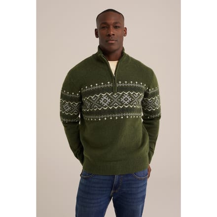 WE Fashion Pullover Dark Green Taglia: S | Dolcevita Outlet | Uomo | Verde