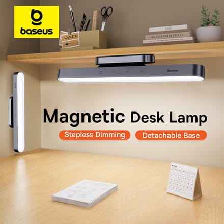 Lampa Magnetyczna Baseus Magnetic Stepless Pro, Z Panelem Dotykowym (Biała)