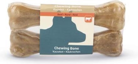 Beeztees kauwbot 16 cm 2 stuks - hondensnack - 60 - 65 gram