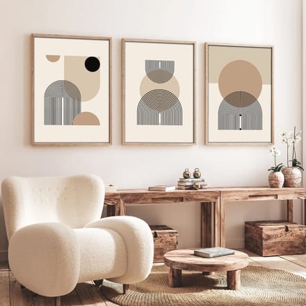 Asir - Decoratief Ingelijst MDF-Schilderij - Veelkleurig - 50 x 2 x 70 cm