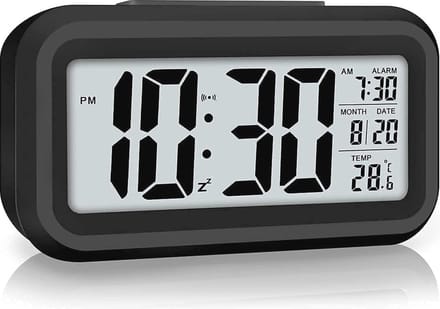Digitale wekker met temperatuur en sluimerfunctie voor slaapkamer en kantoor
