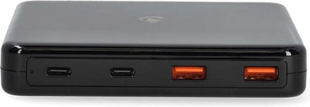 Nedis Bureaulader - GaN - 1.5 / 2.0 / 2.5 / 3.0 / 3.25 A - Outputs: 4 - USB-A / USB-C - Euro - 1.50 m - Automatische Voltage Selectie