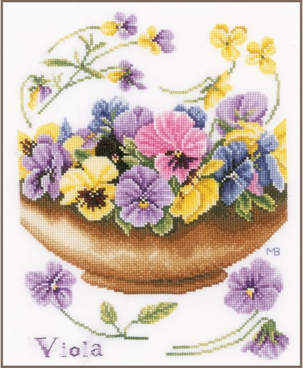 Lanarte - Telpakket kit - Viooltjes - PN-0168600