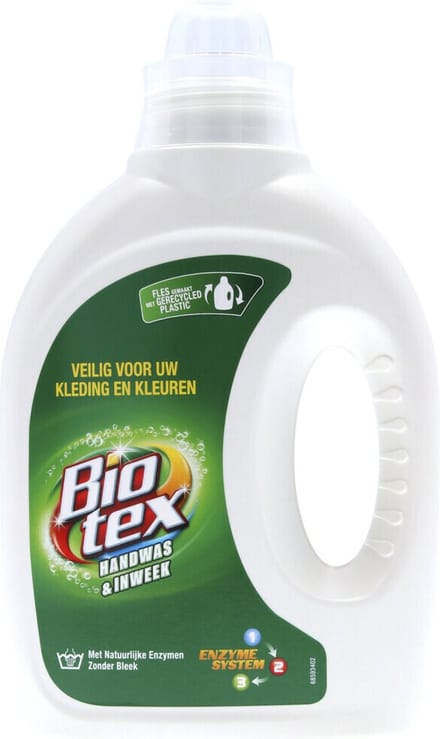 Biotex - Vloeibaar Wasmiddel Handwas & Inweek - 5 x 750 ml - Voordeelverpakking