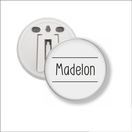 Button Met Clip 58 MM - Madelon