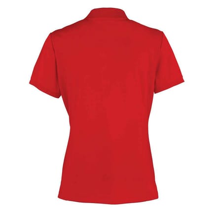 Premier Dames/Dames Coolchecker Piqué Poloshirt (Rood)
