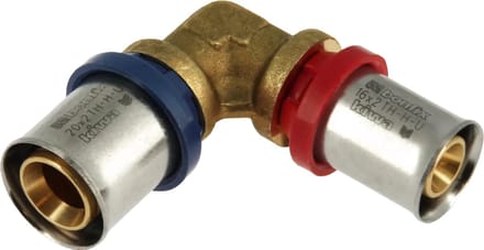 Bonfix Alu-pers verloopknie 20 x 16 mm 1st