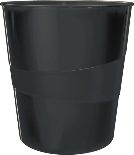 Papierbak leitz recycle 15 liter zwart | 6 stuks