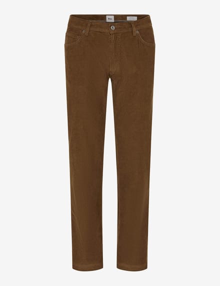 Brax Heren Jeans  Style CLINT CAPPUCINO, bruin, maat 34/32