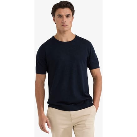 McGregor Fine Merino T-shirt Navy Größe: XXL | Basic T-Shirts Outlet | Herren | Blau