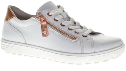 Jana Dames Sneaker - 23611-108 Wit - Wijdte H - Maat 38