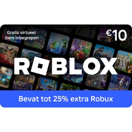 Roblox Kaart 10 euro | Robux Kopen | Roblox Kaart