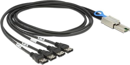 DeLOCK Mini-SAS SFF-8088 > 4x eSATA - 1 meter