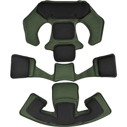 Memory Foam Helmpads Beschermende kussenmat Vervanging voor Team Wendy Helmaccessoires legergroene kleur