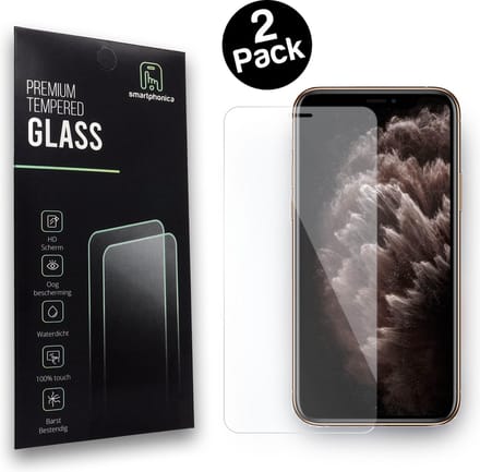 Screenprotector iPhone XS MAX - Screenprotector Glas voor iPhone XS MAX - 2 stuks - Smartphonica