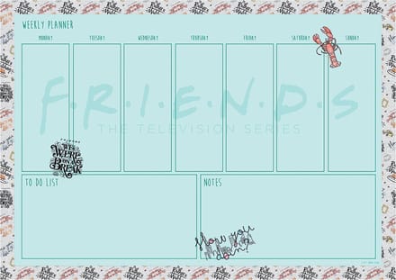 FRIENDS (MARL) A4 DESK PAD