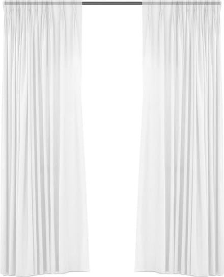 Larson - Luxe ondergordijnen - Met ringen - 1.5m x 2.5m - Wit