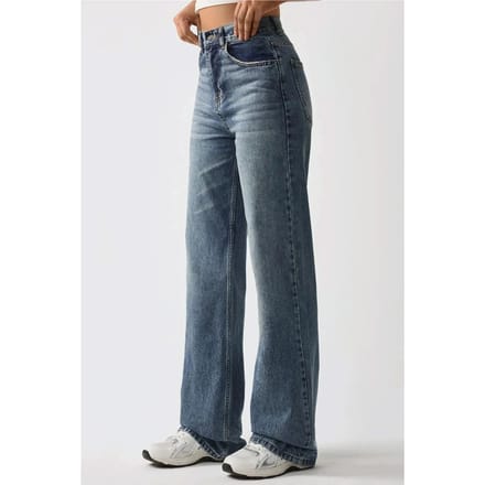 Rechtdoorgankelijke Denim Jeans