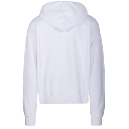 Off-White uit Italië Design witte skate fit hoodie