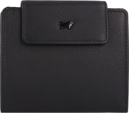 Braun Büffel Leren Portemonnee Capri Wallet 4CS Black Zwart