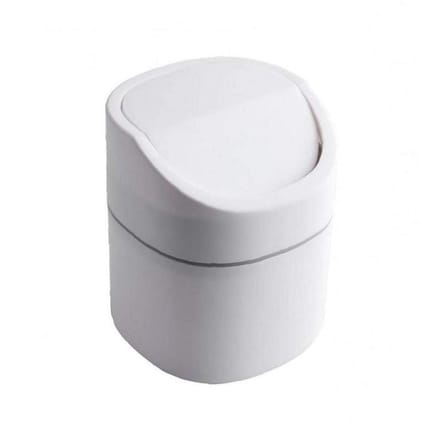 Mini Afvalbak - Desktop Prullenbak - Bureau Opruimen - Compact Ontwerp - 5x5x5 cm - Willekeurig