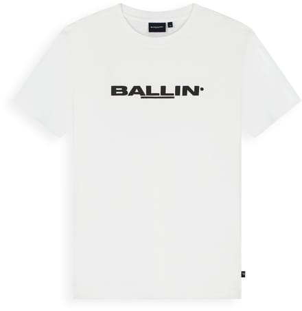 Ballin Amsterdam - Jongens Regular fit T-shirts Crewneck SS - Off White - Maat 8