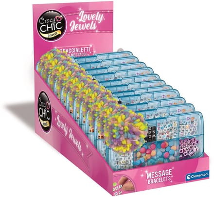 Clementoni - Crazy Chic - Tasje met kralen voor armbadjes - Vanaf 6 jaar