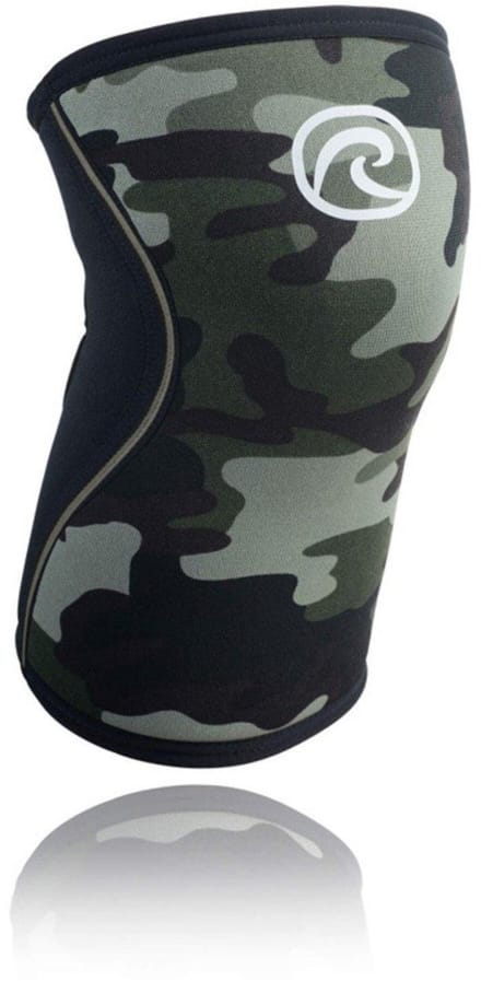 Rehband RX Kniebrace - 5 mm - Zwart/Camo - S