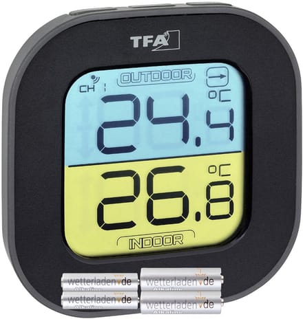 Draadloos Binnen en Buiten Thermometer met Sensor en Trendindicator