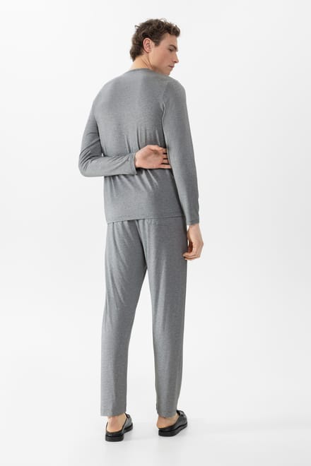 Pyjama lang Serie Easy Night Light Grey Melange