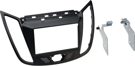 2-DIN Paneel geschikt voor Ford C-Max / Kuga (DM2) Kleur: Mat Zwart