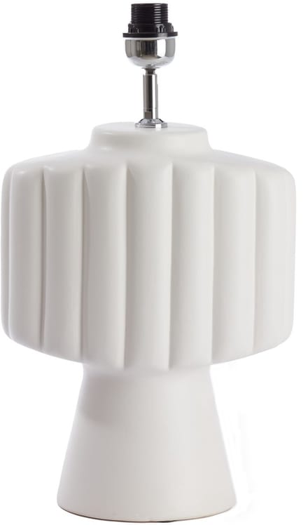 Light & Living Tafellamp Gandara Keramiek, 49cm (excl. kap) - Wit