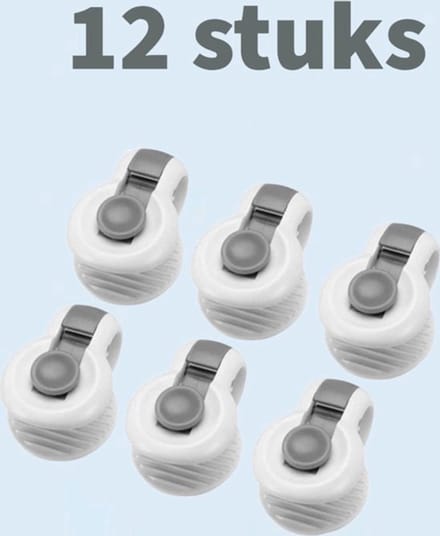 Stevige Dekbed clips - 12 stuks - Dekbedclips - Dekbed Knijpers - Clip Dekbedovertrek