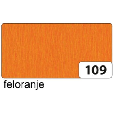 Crêpepapier folia 50x250cm 10vel 109 oranje