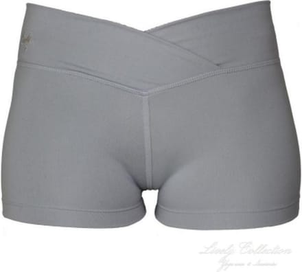 Sport broek-yoga-yogabroek-hardloop short-licht grijs-medium