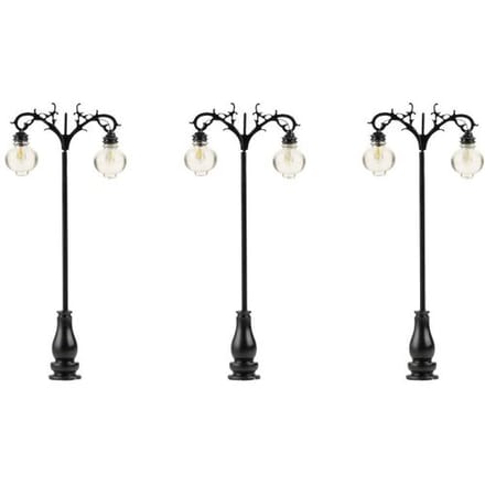 Faller H0 Bollamp (hangend) Dubbel Kant-en-klaar model 180115 3 stuk(s)
