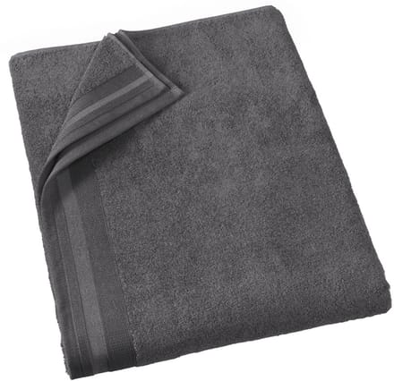 De Witte Lietaer Badlaken Contessa, Dark Grey - 100 x 150 cm - Katoen