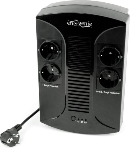 Gembird EnerGenie EG-UPS-001 UPS with AVR 650VA / 390W Outputs: 4x Schuko
