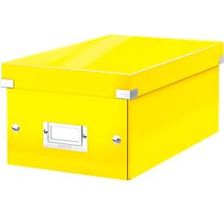 Leitz Click & Store WOW DVD Opbergdoos Geel