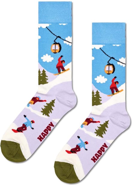 Happy Socks Snowboard Sock - unisex sokken - Unisex - Maat: 36 - 40