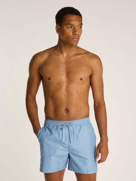 Calvin Klein Medium Drawstring Heren Zwembroek - Faded Denim - Maat XL
