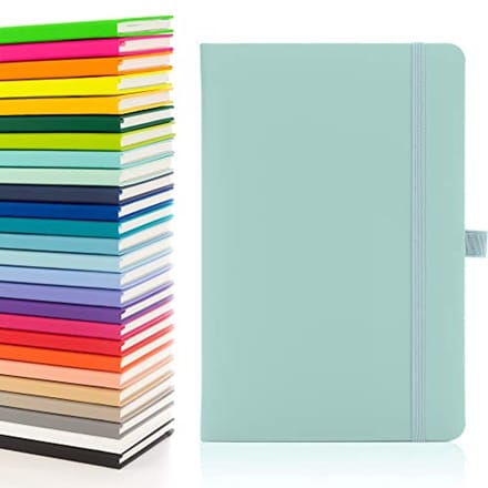 A5 Notitieboek Liniert | Medium Dagboek | Luxe Notepad | 160 Pagina's | Pastel Kleuren