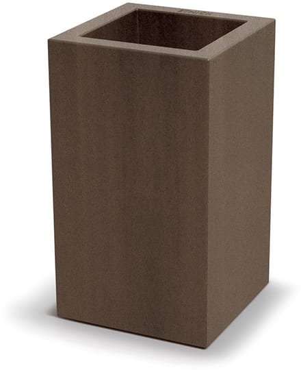 Bloempot Buiten Vierkant Hoog Geneca Square Midl 35x35x60cm CORTEN Ethick