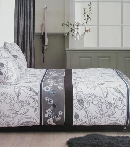 Beddinghouse Crawley Dekbedovertrek - Tweepersoons - 200x200/220 cm - Grey